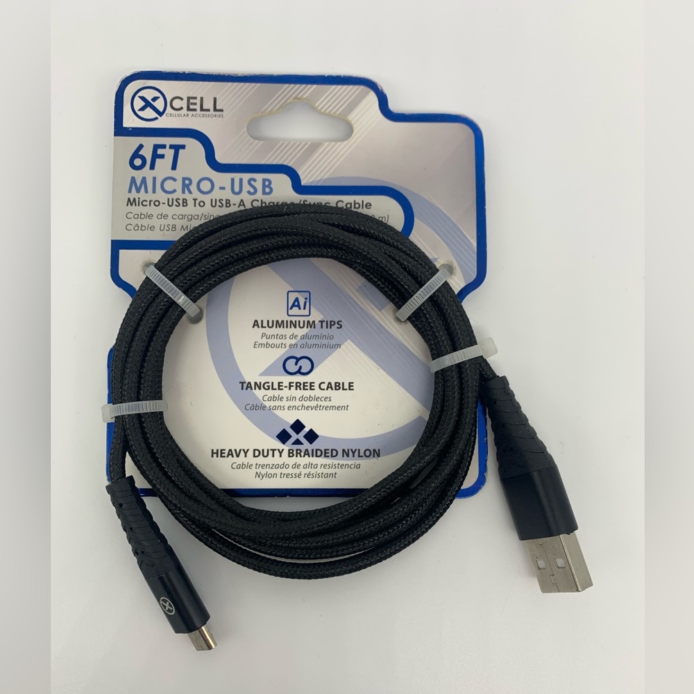 6ft Micro USB Charge Cord 🔌